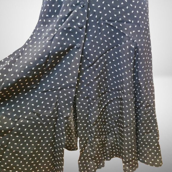 Stunning Thierry Mugler Miami Style Polka Dress with Front Tie - Picture 13 of 16